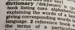 Definition von Wörterbuch